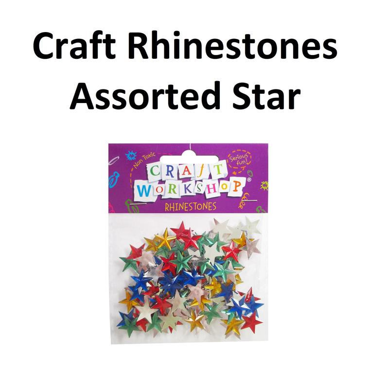 Craft Rhinestones - Assorted Stars 40+ pcs