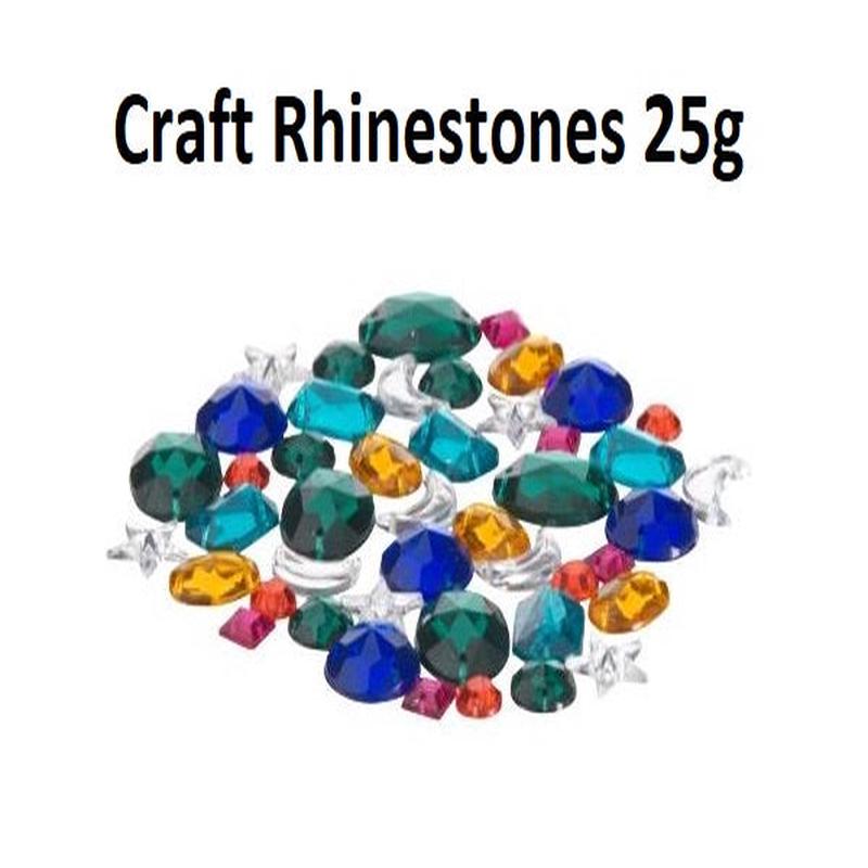 Craft Rhinestones - Large Assorted 25g