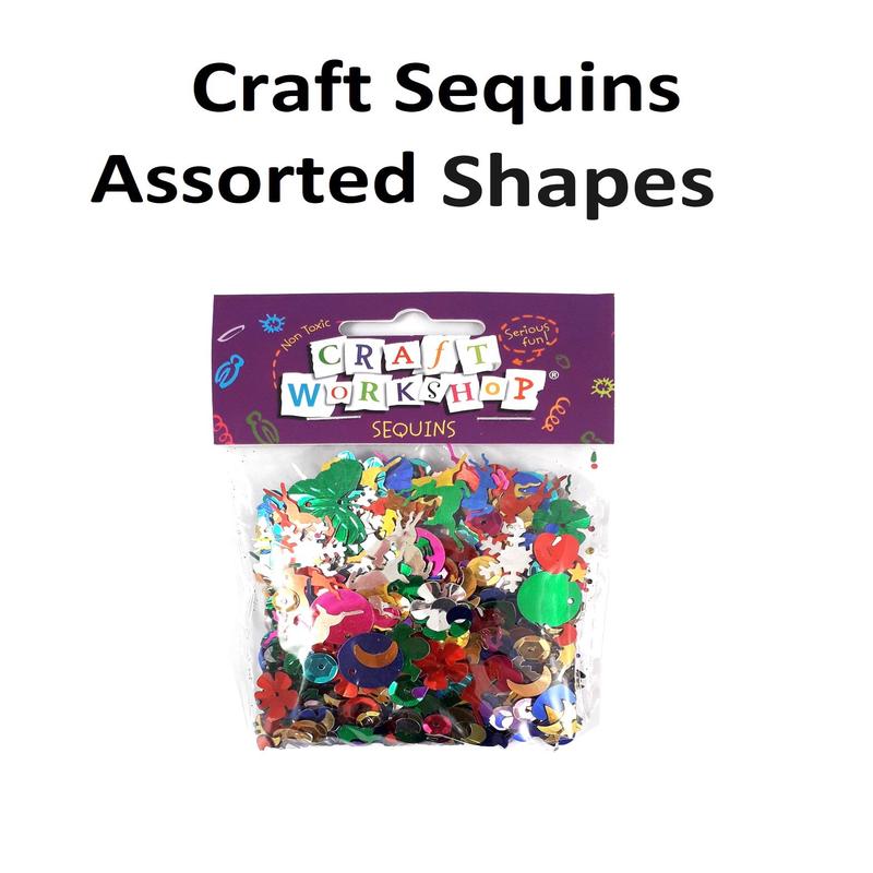 Craft Sequins - Assorted Shapes 25g