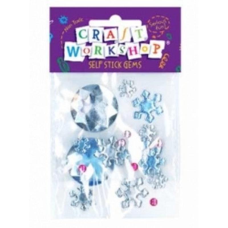 Craft Jewels - Self Stick Snowflake Gems