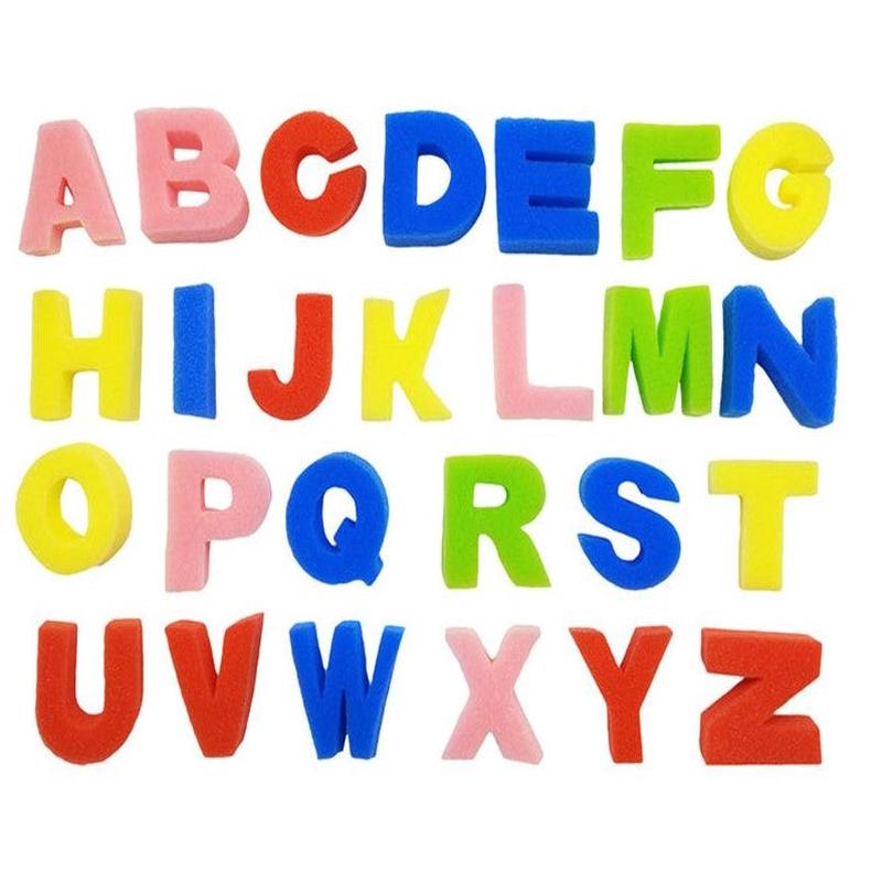 Sponge Shapes - Capital Letters