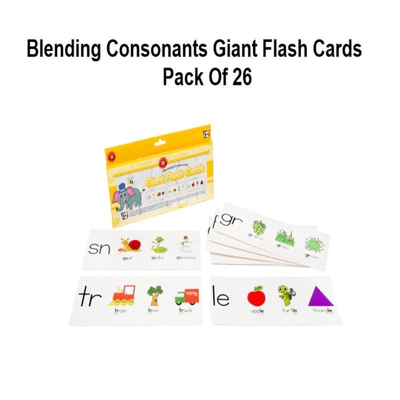 Blending Consonants Giant Flashcards Activity Game