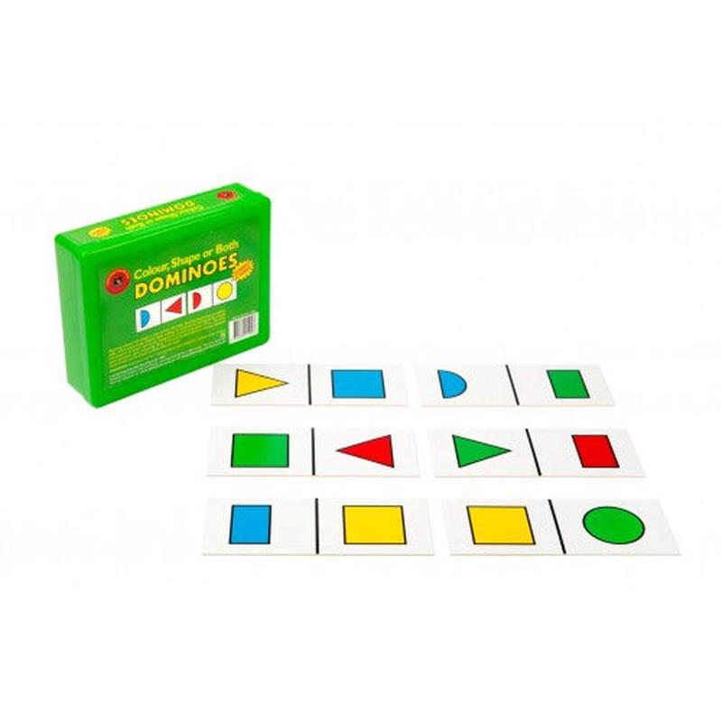 Colour, Shape Or Both Dominoes Activity Game