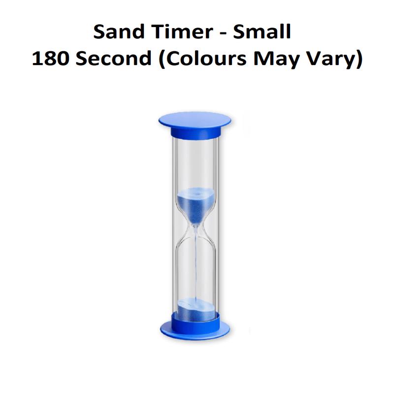 Sand Timer - Small - 180 Secs - Yellow