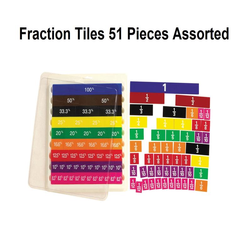 Rainbow Fraction Tiles
