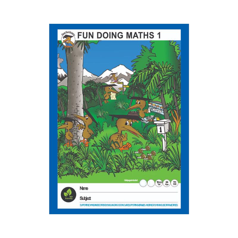 Clever Kiwi - Fun Doing Maths Book 1 (10mm Grid)
