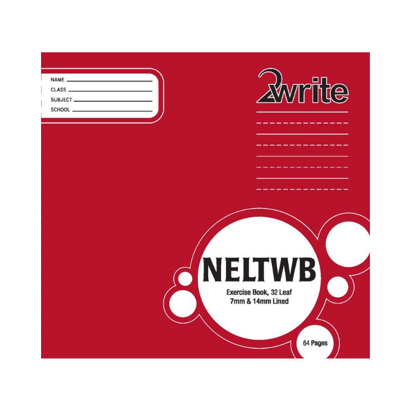 NELTWB / LWB - Learn to Write Book - 14mm Lined/7mm Feint