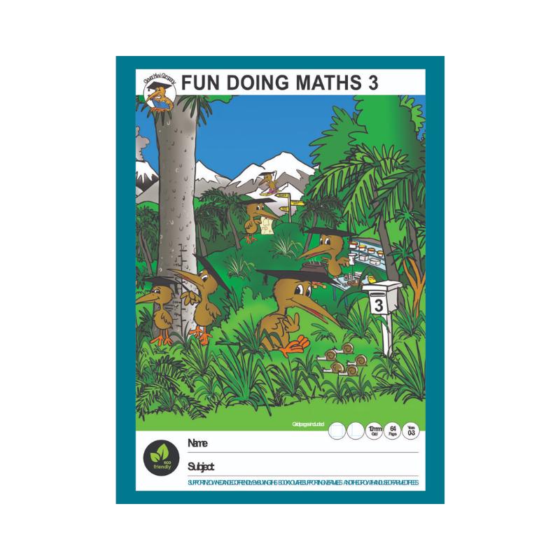 Clever Kiwi - Fun Doing Maths Book 3 (10mm Grid)