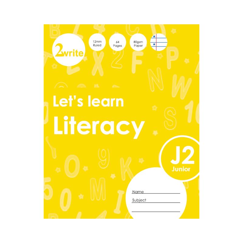 Junior - Let's Learn Literacy J2 - 12mm Lined