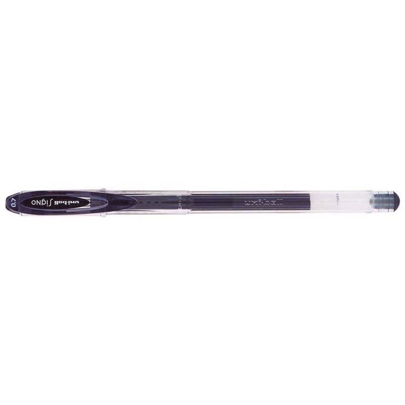 Uni Signo Gel Pen 0.7mm - Capped - Black