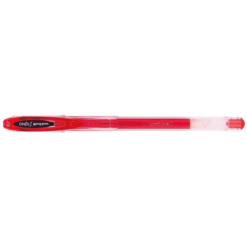 Uni Signo Gel Pen 0.7mm - Capped - Red