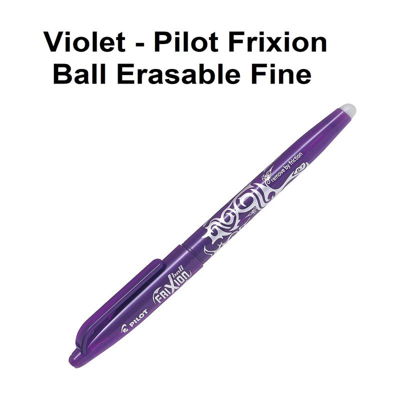 Violet - Frixion Erasable Ball Pen