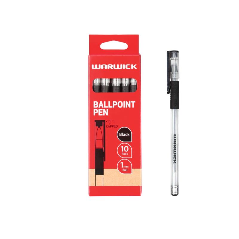Black - Economy Warwick Ballpoint Pen
