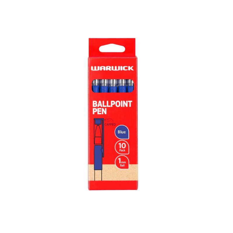 Blue - Economy Warwick Ballpoint Pen