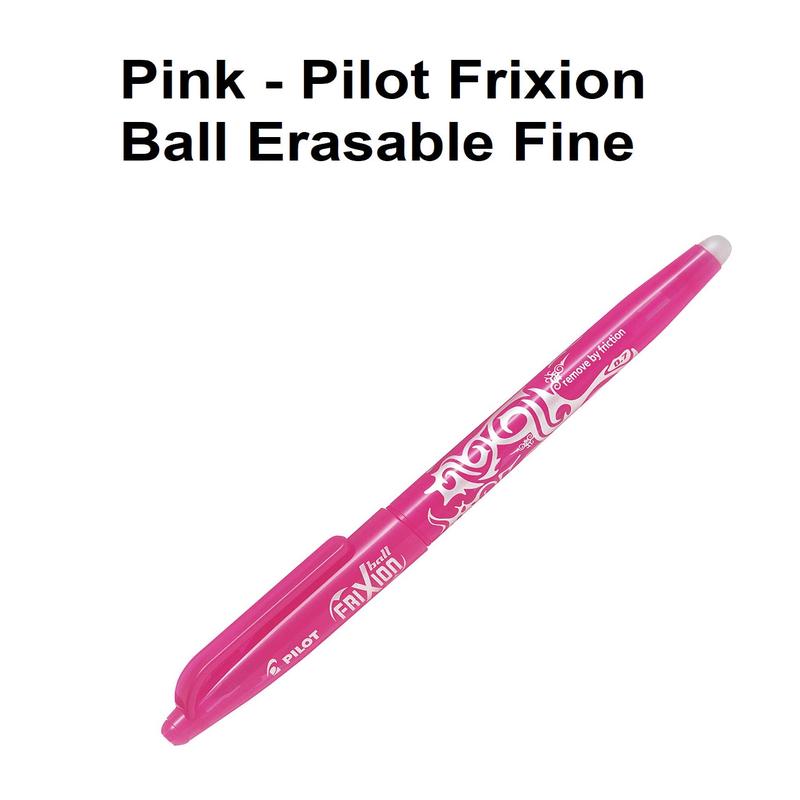 Pink - Frixion Erasable Ball Pen