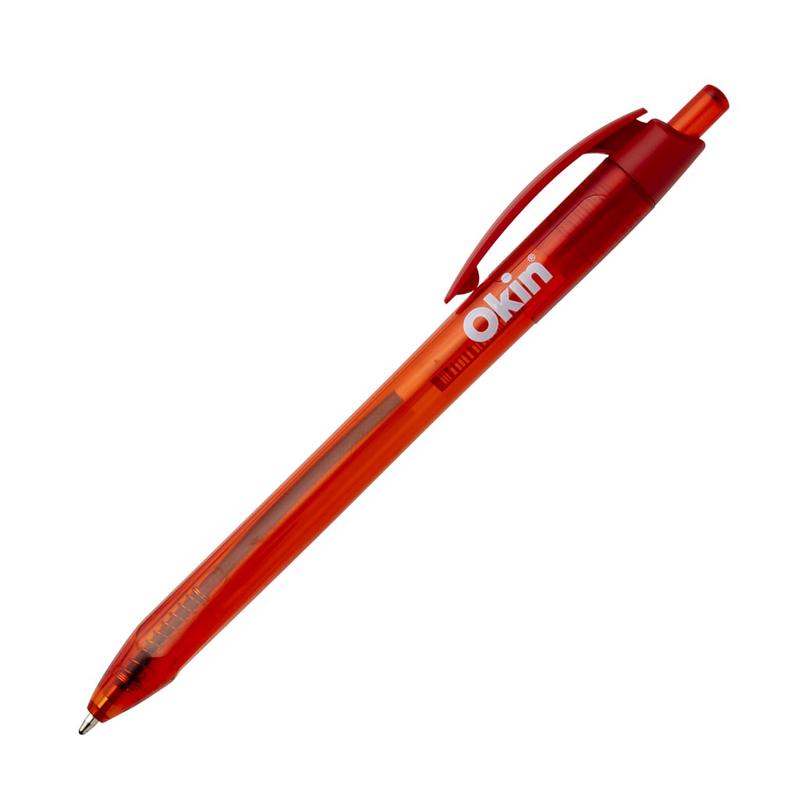 Red - Okin Triangular Click Pen