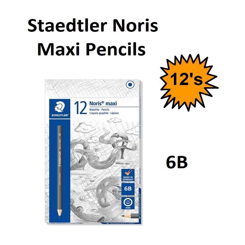 Staedtler Noris Maxi Pencils - 6B (Box 12)