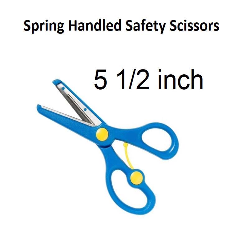 5 inch - Spring Handled Safety Scissors