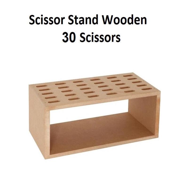 Scissor Stand Wooden - 30 Scissors