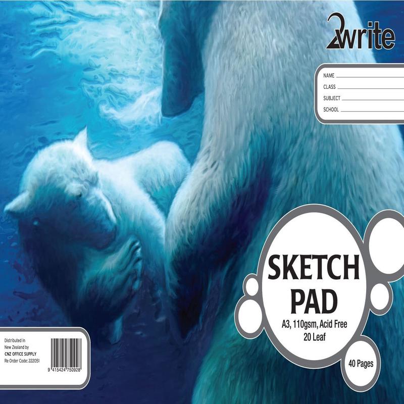 A3 - Spiral Bound Sketch Book - 20 Leaf