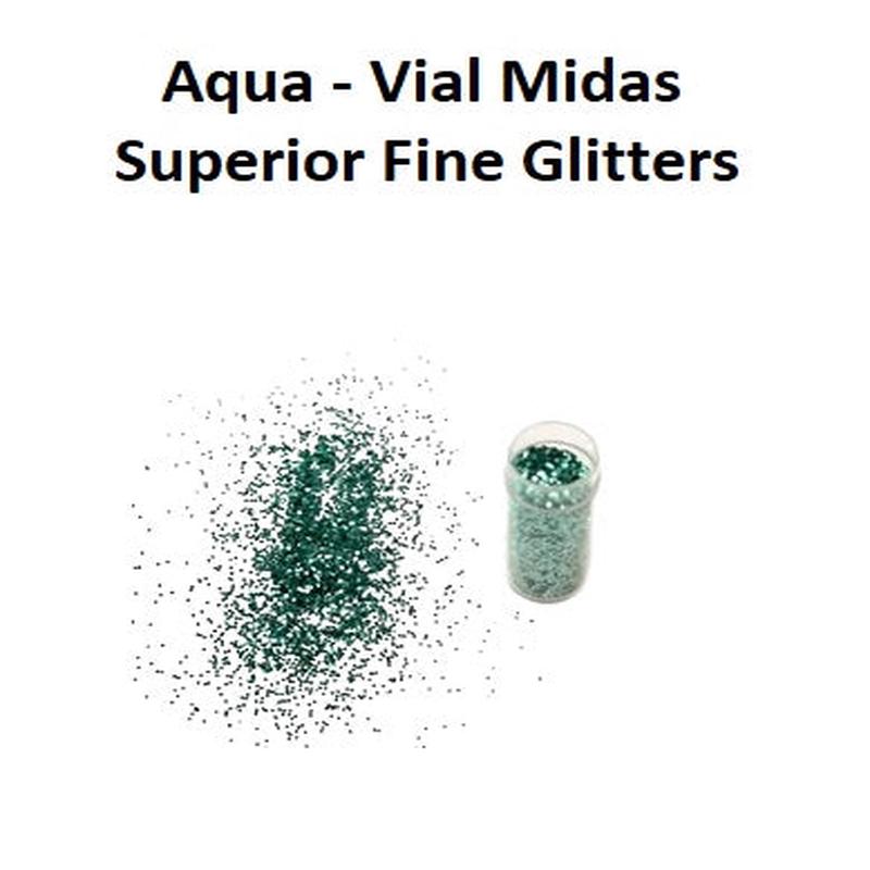 Aqua 10g - Midas Superior Fine Glitters