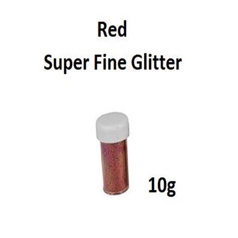 Red 10g - Midas Superior Fine Glitters