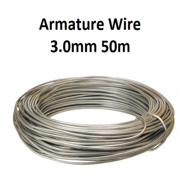 Soft Armature Wire 3.0mm x 50 Metres
