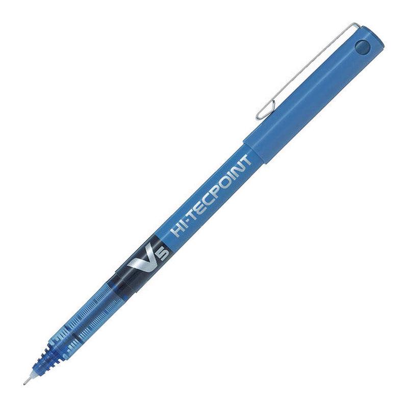 Blue - Pilot Hi-Tecpoint V5 Pen - Extra Fine