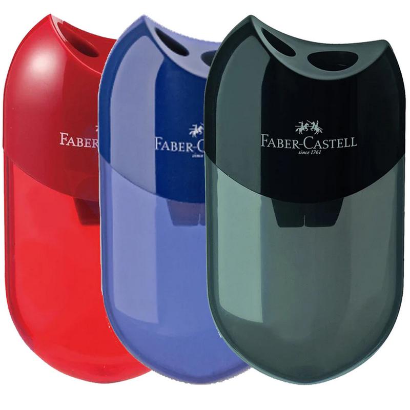 Faber Castell Pencil Sharpener with Catcher - 2 Hole