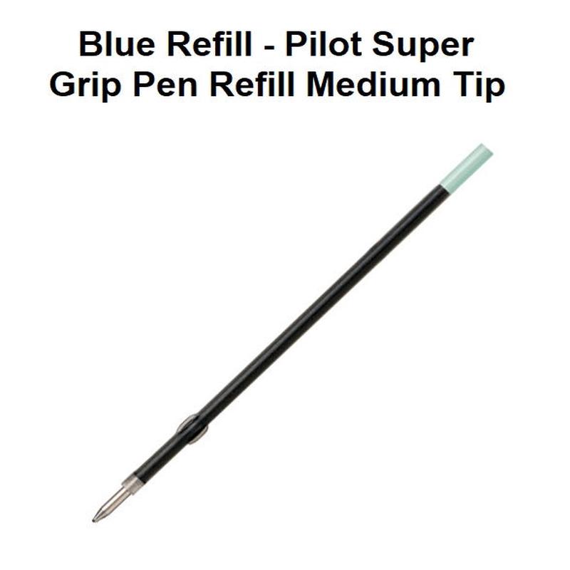 Blue Refill - Pilot Super Grip Pen Refill Medium Tip