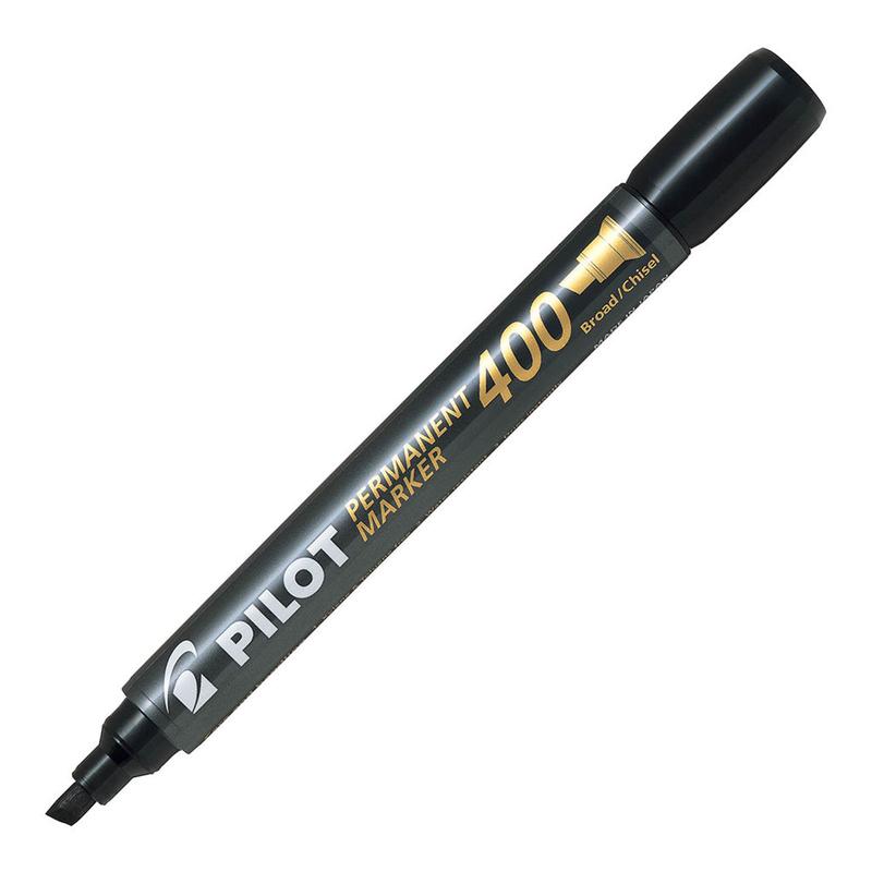 Black - Chisel Tip Pilot SCA 400 Permanent Marker