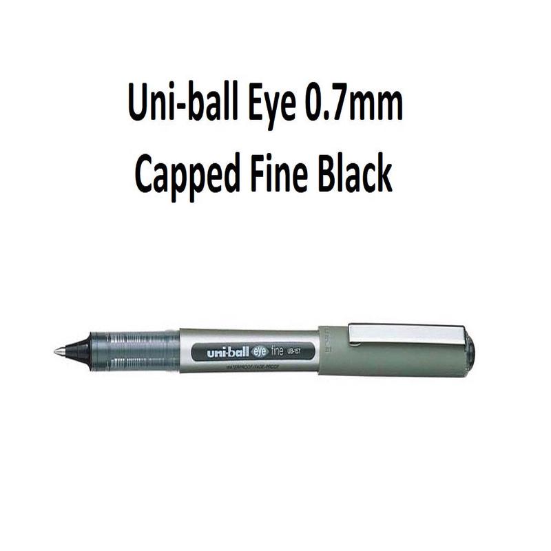 Black - Uni-ball Eye 0.7mm Fine Tip Capped