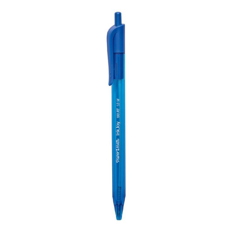 Blue (single) - Papermate Inkjoy 100RT Ballpoint Pen