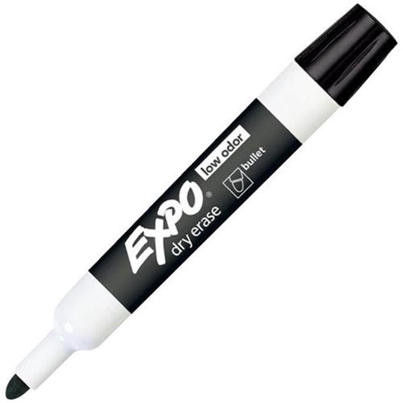 Black - Bullet Tip Expo Whiteboard Marker