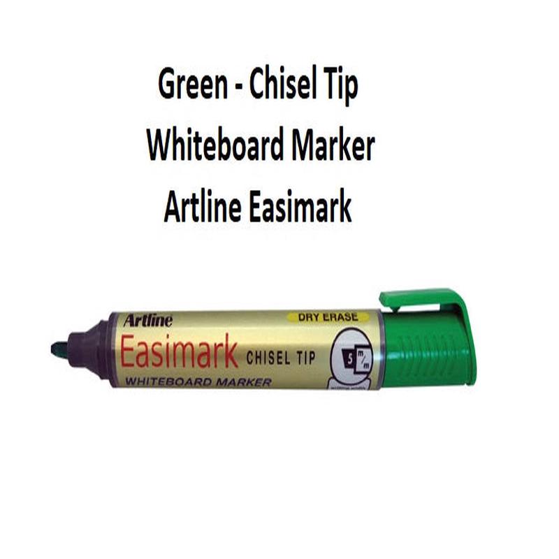 Green - Chisel Tip Whiteboard Marker Artline Easimark