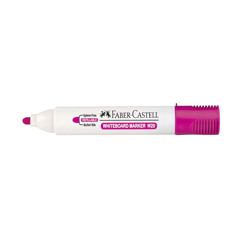 Pink - Bullet tip - Faber Castell Whiteboard Markers
