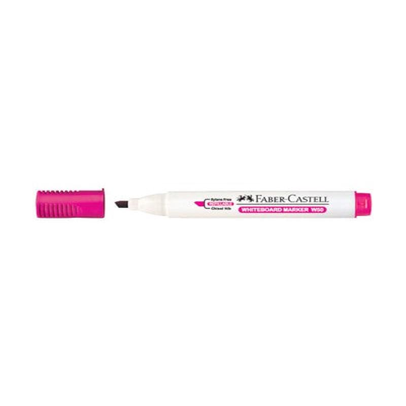 Pink - Chisel tip - Faber Castell Whiteboard Markers