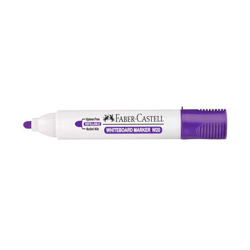 Violet - Bullet tip - Faber Castell Whiteboard Markers