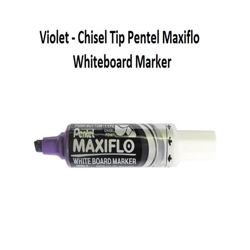 Violet - Chisel Tip Pentel Maxiflo Whiteboard Marker