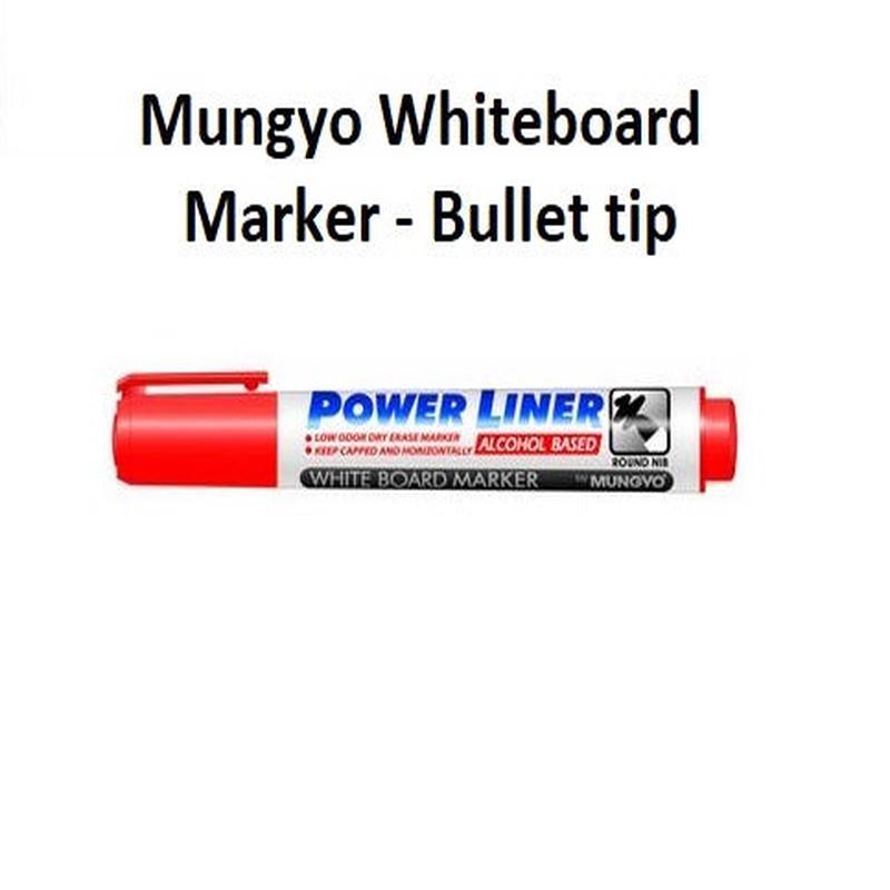 Red - Bullet Tip Mungyo Whiteboard Marker