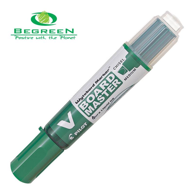 Green - Chisel tip Pilot BeGreen Whiteboard Marker