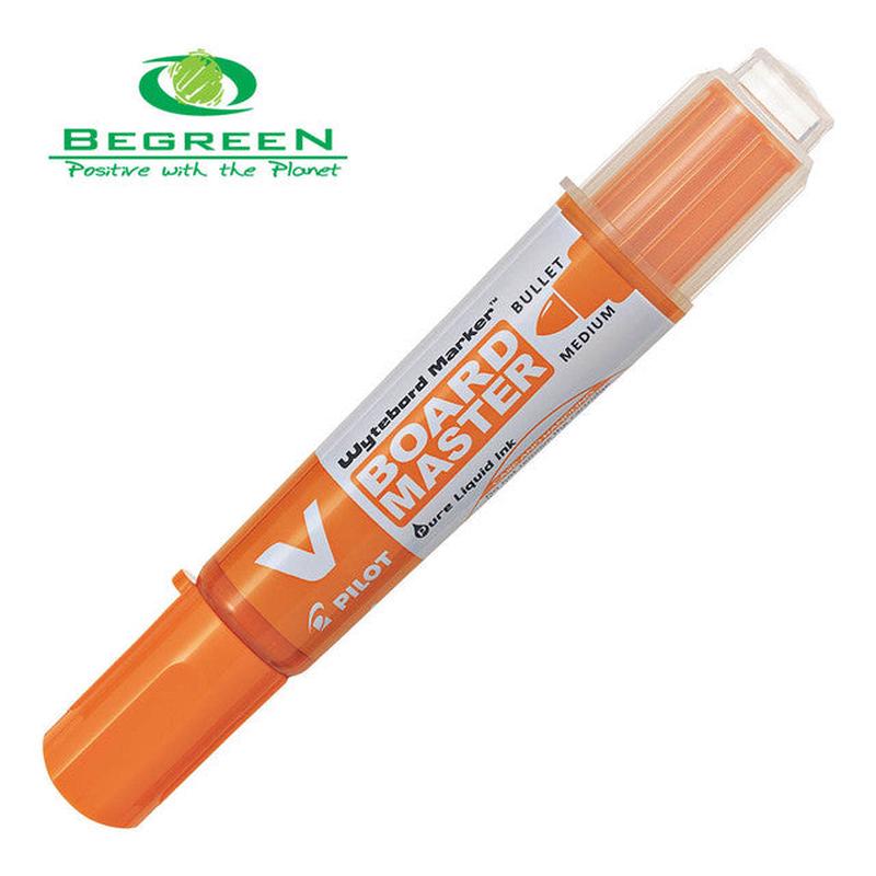 Orange - Bullet tip Pilot BeGreen Whiteboard Marker