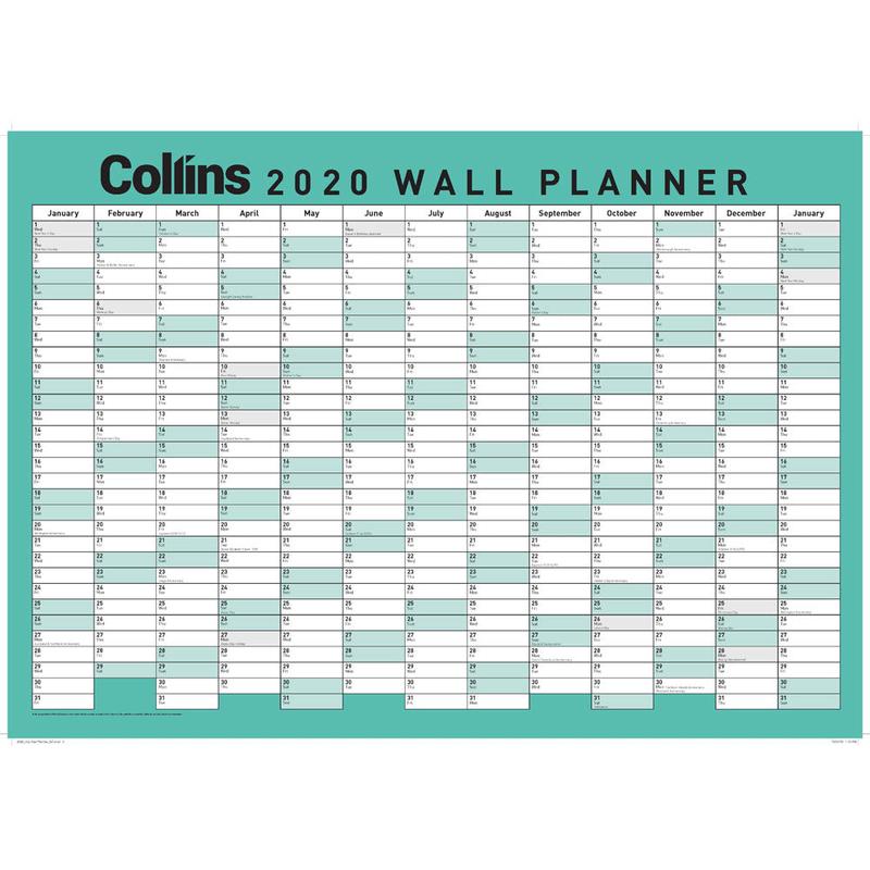 Year Wall Planner - A2 Laminated