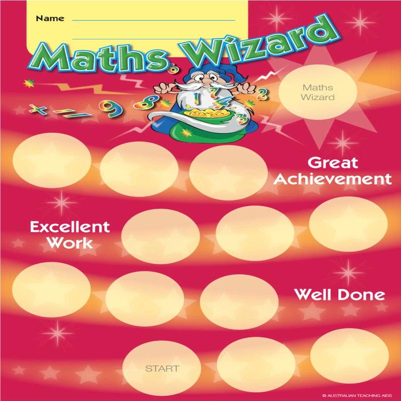 Maths Wizard - Achievement Awards Card (Pack of 20)
