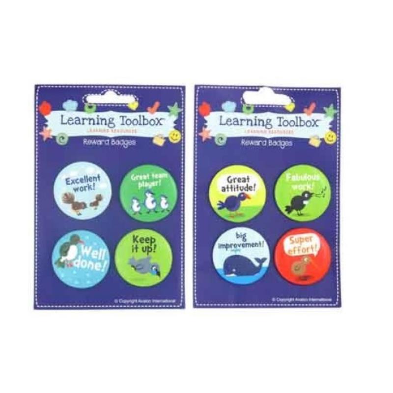 Set of 8 Reward Phrases - Badges