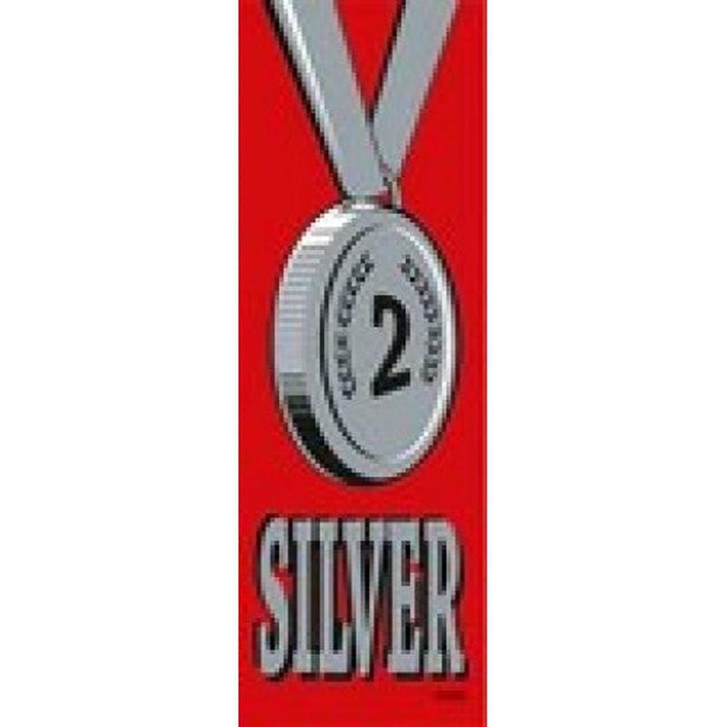 Silver 2 - Self-Adhesive Ribbons (Pack of 100)