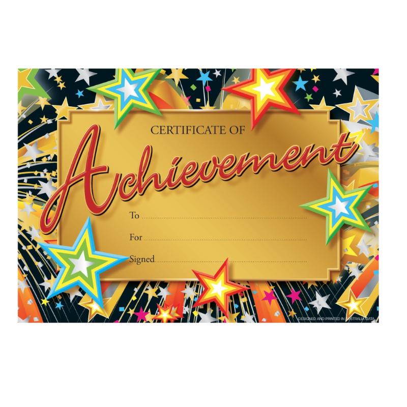 Achievement - Certificates (Pack of 200)