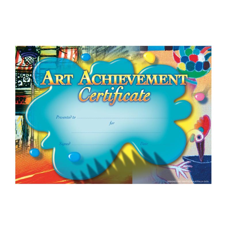 Art Achievement - Certificates (Pack of 200)