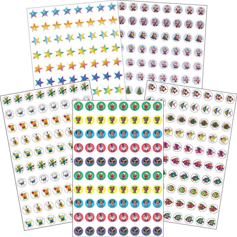 Assorted - Dynamic Glitz Merit Stickers (Pack of 940)