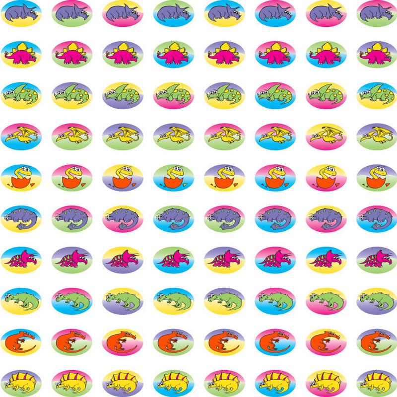Dinosaurs - Dynamic Merit Stickers (Pack of 800)